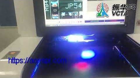 VCTA A410 Off Line Automatic Optical Inspection Working video