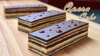 How to make chocolate coffee cake / Opera Cake Recipe / Mocha Cake