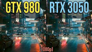 GTX 980 vs RTX 3050 8GB
