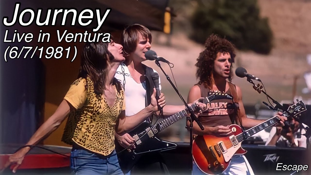 Live journey. Steve Perry Journey. Journey Escape 1981.