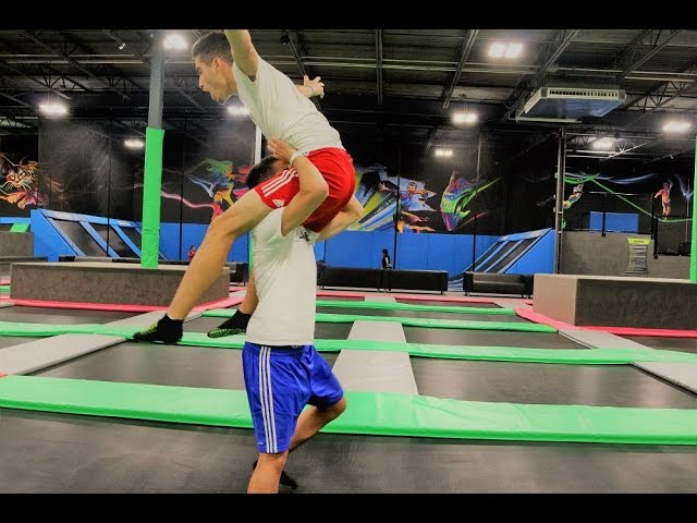 WWE MOVES AT THE TRAMPOLINE PARK 3