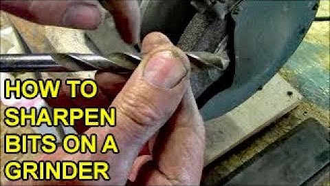 Sharpen Drill Bits on Grinder Fast and Easy - With Tips and Advice