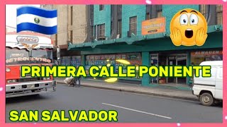 PRIMERA CALLE PONIENTE 😱 #viral #diaspora #turismo #elsalvador2024 #calles