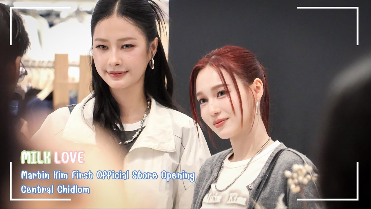 [4K Fancam] Milk Love Martin Kim First Official Store Opening Central Chidlom