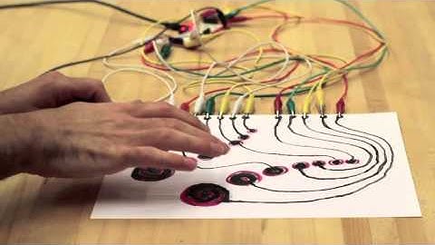 MaKey MaKey Musical Paintings