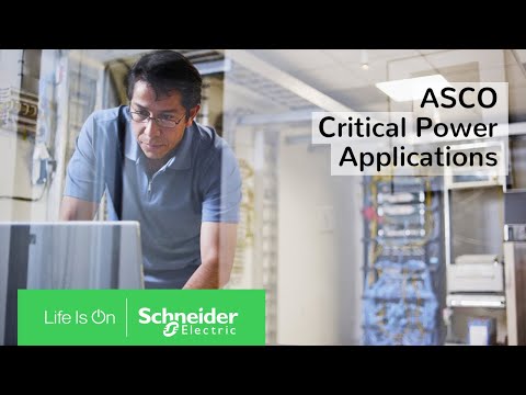 ASCO Critical Power Management for Your Digitized Power Network | Schneider Electric