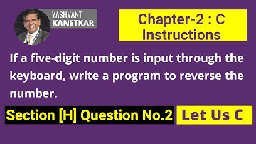 five-digit number is input through the keyboard || reverse the number || Chapter 2