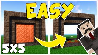 How to build a PISTON DOOR in Minecraft 1.20