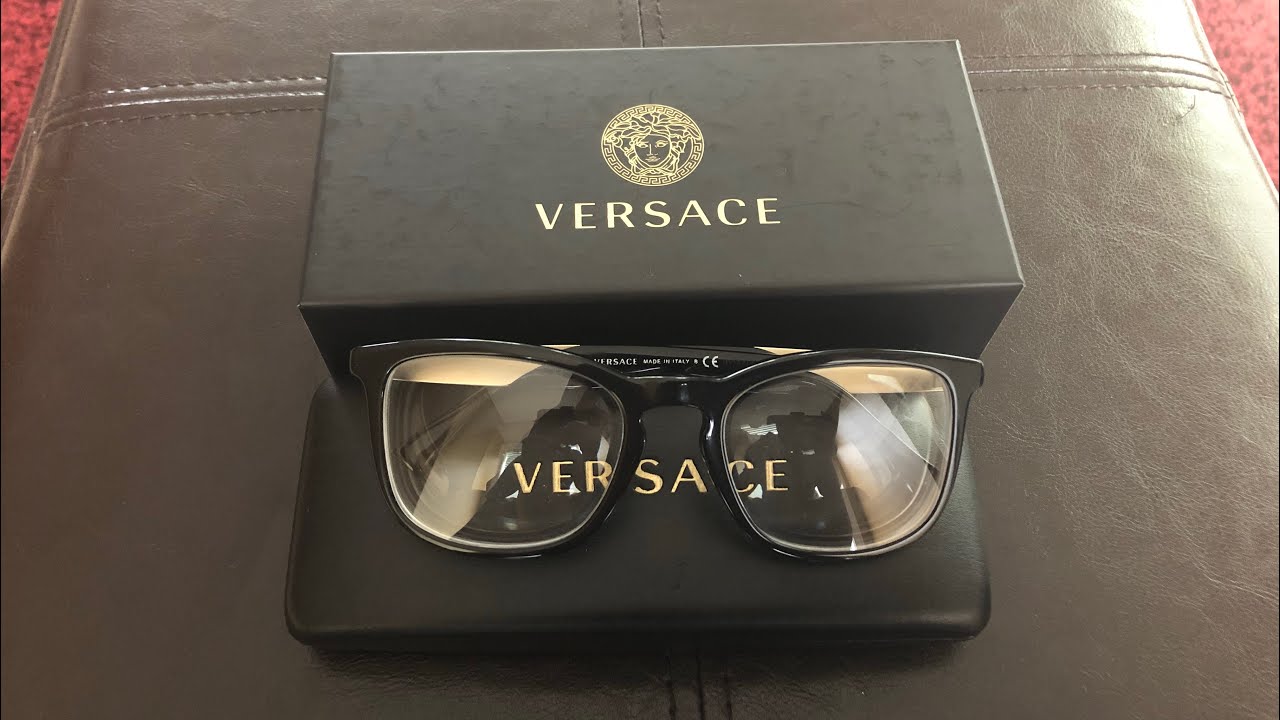 UNBOXING MY NEW PAIR OF VERSACE GLASSES!! - YouTube