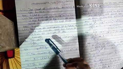 Math (Subs) part 2 vvi objective ques LNMU