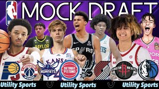 2023 NBA Mock Draft *FULL FIRST ROUND MOCK DRAFT* I NBA Playoffs Mock Draft Simulated Draft Lottery