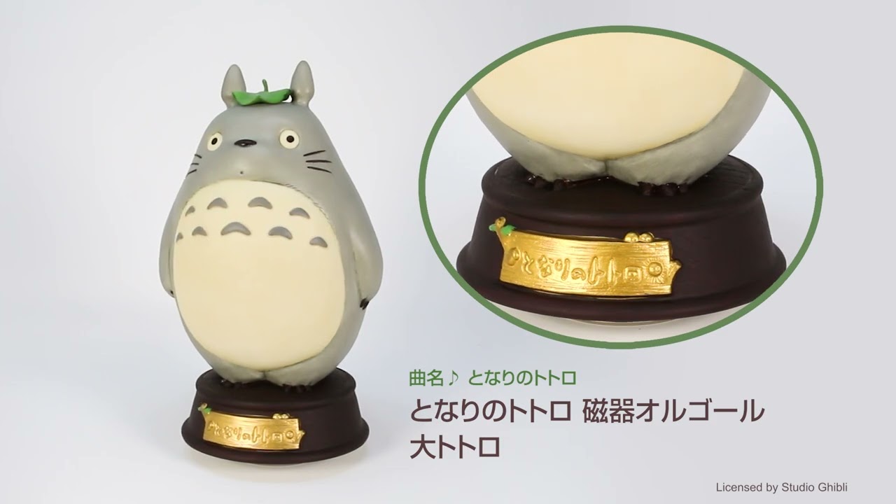となりのトトロ 磁器オルゴール 大トトロ|【ぬいぐるみのセキグチ