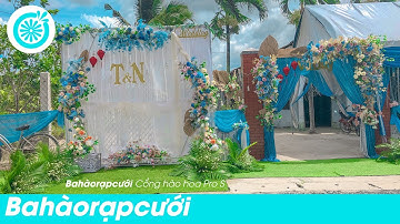 RCD SS5 #10 | Trang trí cổng hoa - backdrop đẹp tại Gò Công