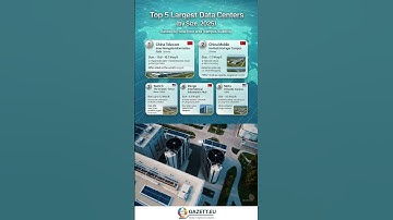 Top 5 Largest Data Centers by Size (2025) | Mega Campus Rankings #datacenterinfrastructure