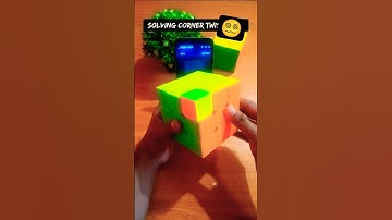 Big 9cm Cube Corner Twisted Solved By Technologia 😱✅ #rubikscube #solving #shorts 🤩🤩