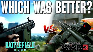 A Modern Shooter Face-Off (World War 3 Alpha vs Battlefield 2042 Beta)