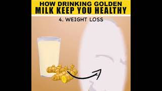 Golden milk( turmeric) and it's benefits