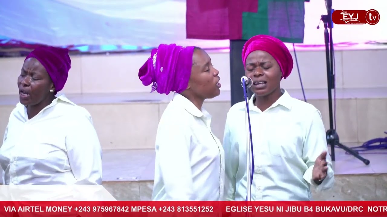 NITAKUIMBIYA live by Chorale CENTRALE EGLISE YESU NI JIBU B4 BUKAVU/Drc