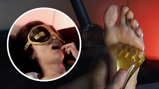 Asmr Tickle Foot Massage Cries Hoarseness