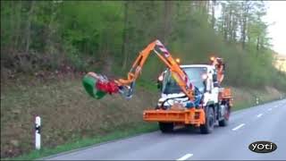 Fascinating Road side cleaning machines