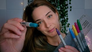 ASMR | Face Mapping Soft Spoken & Whispering Roleplay | Relaxing Measuring You & Tracing Your Face screenshot 5