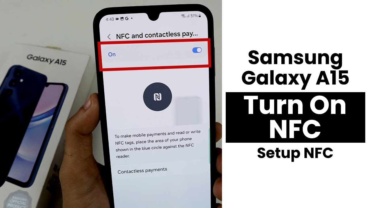 Turn On NFC In Samsung A15 | Enable Contactless Payment - YouTube