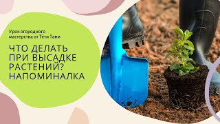 Напоминалочка , что делать при посадке...