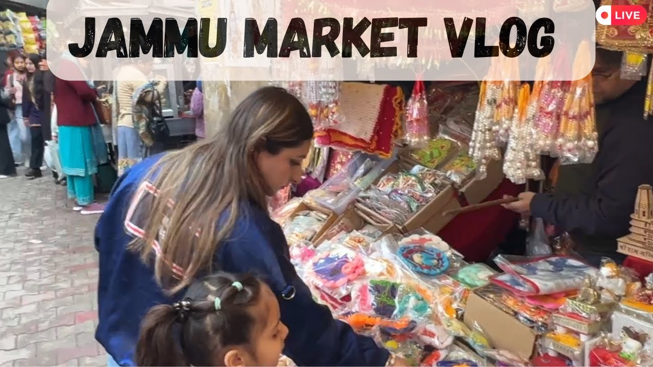 Jammu market for girls shopping vlog 