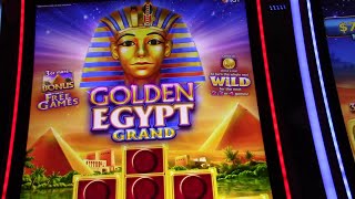 Golden Egypt Grand $3.75 a pull! Quick Hit Ultra Pays Wolf Mountain $5.00 a pull