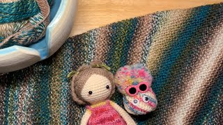 【購入品紹介❤】ショールを編んでます