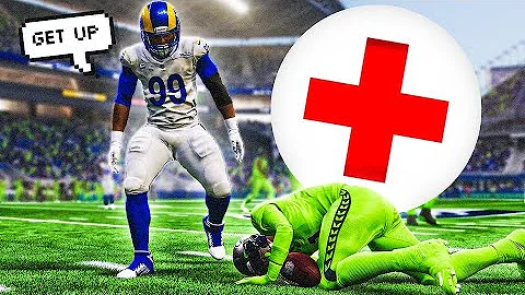 Aaron Donald Hurt Me Before The Playoffs.. Madden ...