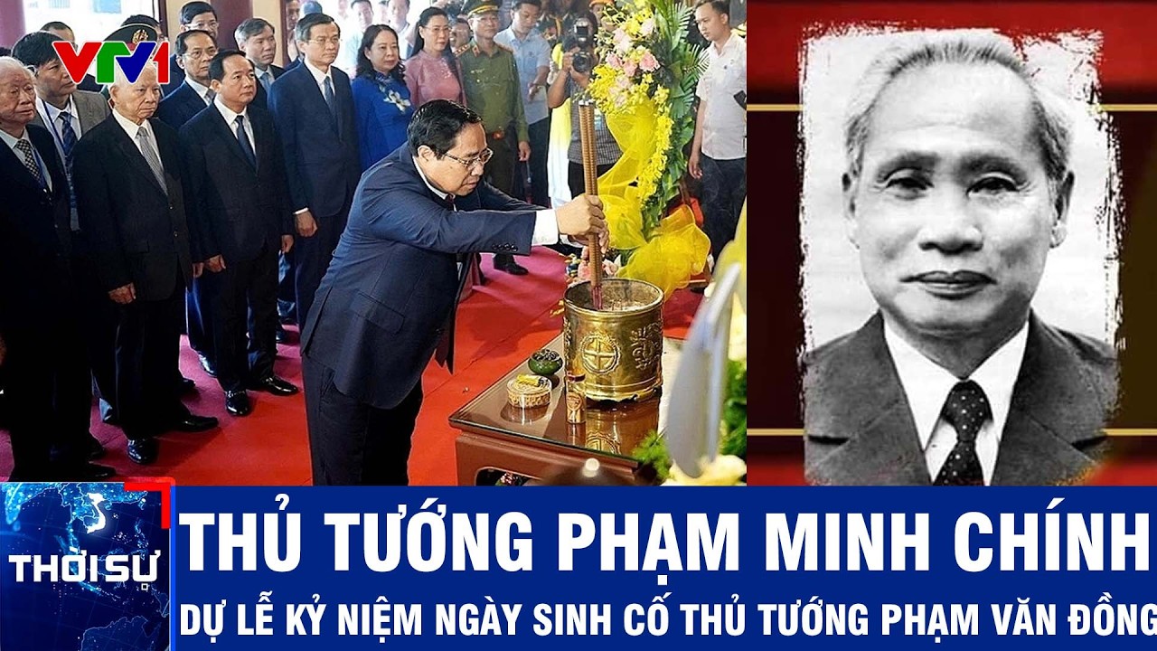 Thủ tướng Chính phủ Phạm Minh Chính dự lễ kỷ niệm 120 năm ngày sinh Thủ tướng Phạm Văn Đồng