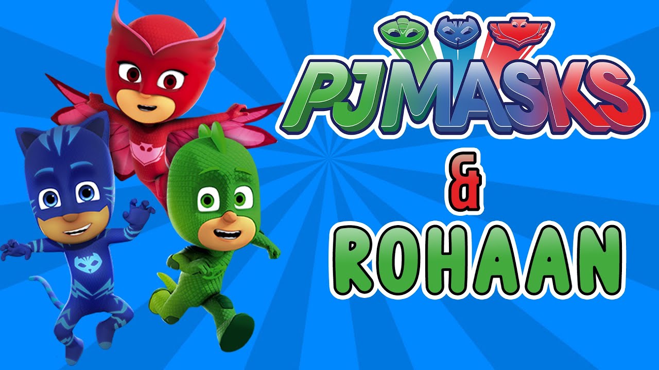 أبطال بلباس النوم | PJ Mask & Rohaan | روھان فن لینڈ  | Unpack & Coloring