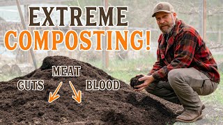 MEAT in Your COMPOST!? | Learn to compost anything!!