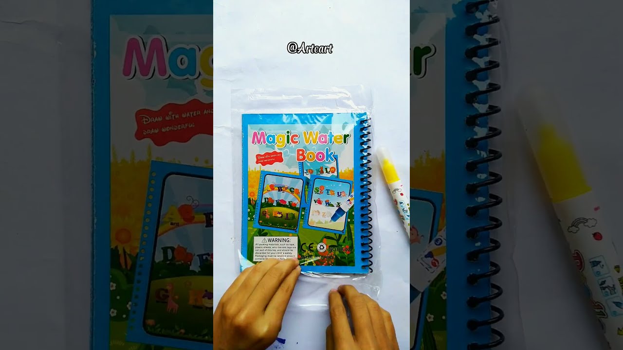 Reusable Magic Water Book Shorts Youtubeshorts
