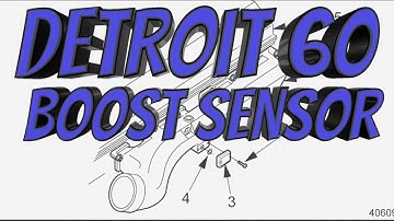 Detroit 60 boost sensor/.15 cent 5 min fix