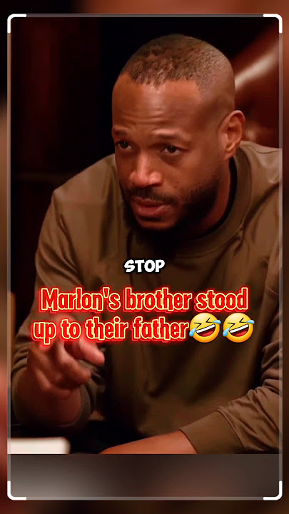 🤣🤣MARLON'S BROTHER STOOD UP TO THEIR FATHER #marlonwayans #shannonsharpe #funny