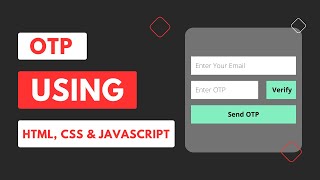 Email Otp Using Html Css And Javascript How To Send Email With ...