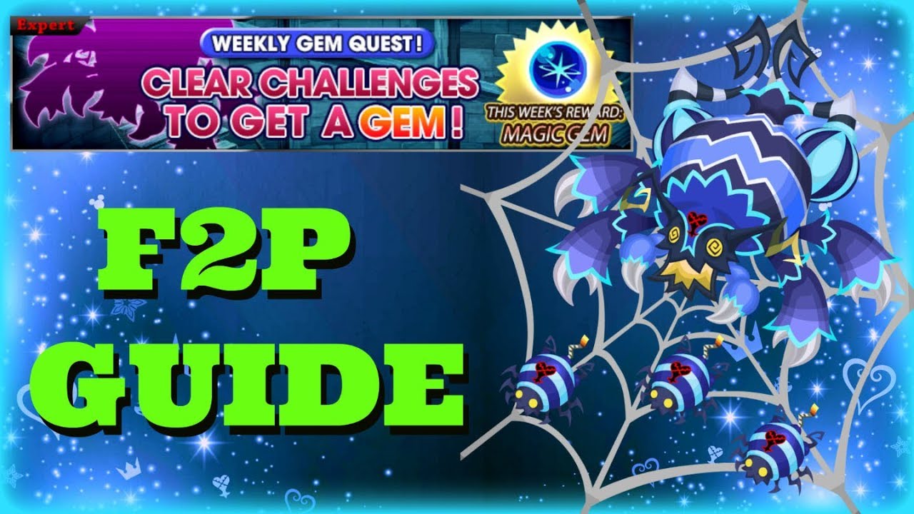 KH Union χ[Cross] F2P Weekly Gem Quest ~ Guilting Final Boss Xion!