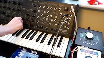 Korg MS20 & Eventide H9 (Ultratap)
