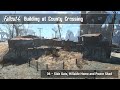 Fallout 4  building at county crossing 06 side gate hillside home and power shed