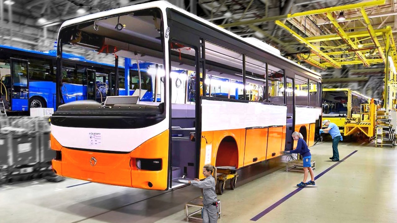 Iveco Bus Factory: Inside Retro Karosa (Irisbus) Manufacturing process ...
