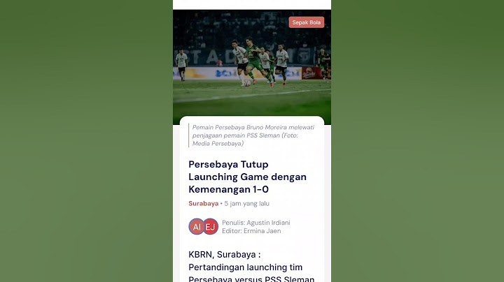 Persebaya Tutup Launching Game dengan Kemenangan 1-0
