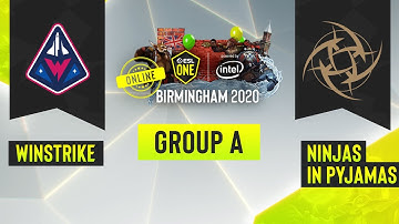 Dota2 - Ninjas in Pyjamas vs. Winstrike - Game 2 - ESL One Birmingham 2020 - Group A - EU/CIS