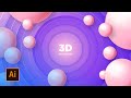 3D Background | Mesh Tool | Adobe Illustrator Tutorial