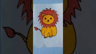 Drawing of lion ? #drawing #shortvideo  #lion #king #jungle #viral #wildlife #trending#animal