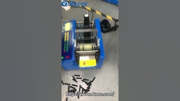 Automatic hook and loop tape cutter, programmable cutting velcro tape machine