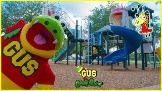 Bug Catching at the Outdoor Playground Park + Learn Insects