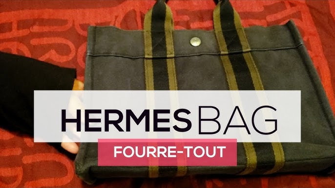 Hermes Hermes Large Sac GM FOURRE TOUT Beige Canvas Tote Handbag H256