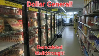 Dollar General Walkthrough!🚶‍♂️🚶‍♀️Newly Remodeled Store! 🤩😃